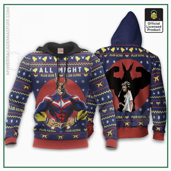 all might ugly christmas sweater my hero academia anime xmas shirt gearanime 3 80cf7894 1ddf 4bbd 88c8 ad7996b2433e - BNHA Store