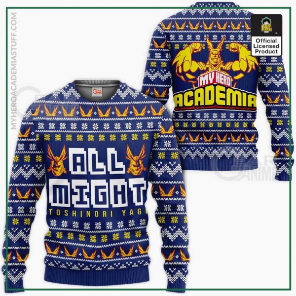 all might ugly christmas sweater my hero academia anime xmas shirt gearanime 684542e4 3518 4561 8781 2374c47ce3f7 - BNHA Store