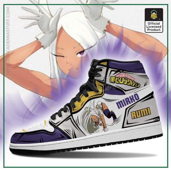 rumi usagiyama jordan sneakers mirko my hero academia sneakers gearanime 3 - BNHA Store