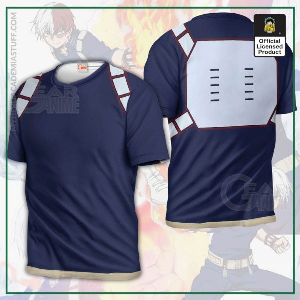 shoto todoroki hero costume uniform my hero academia anime shirt gearanime 3 - BNHA Store