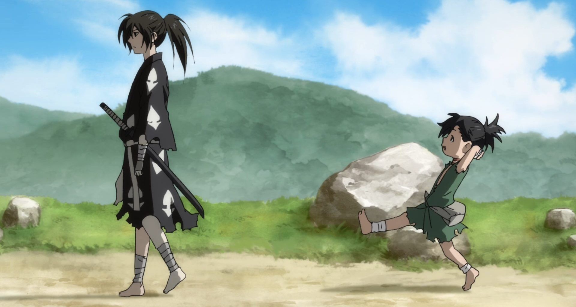 Dororo Episode 13 Still Dororo and Hyakkimaru Walking - BNHA Store